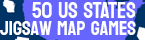 5 US state map jigsaw puzzle geography games