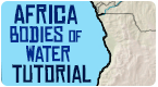 africa bodies of water tutorial